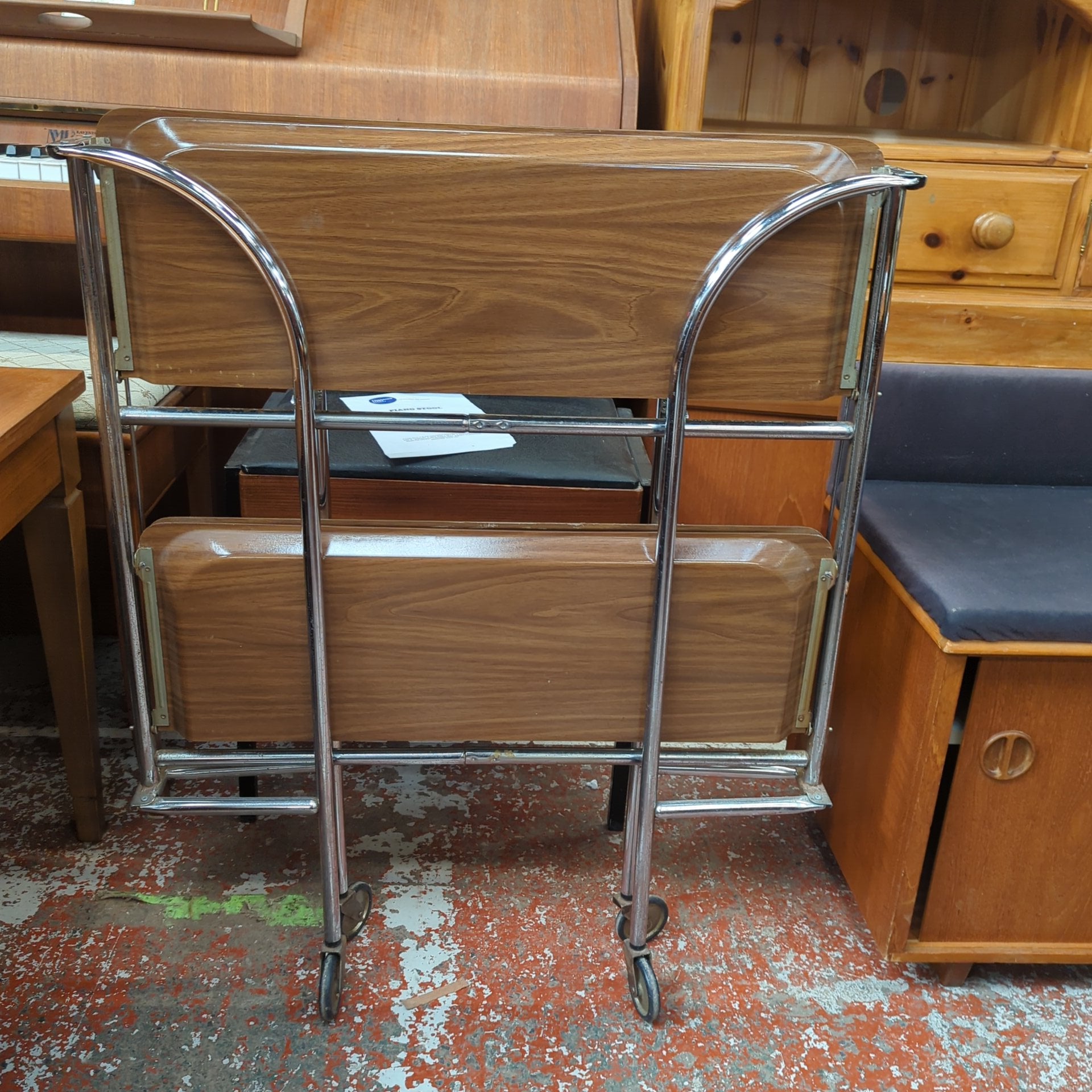 Vintage serving cart